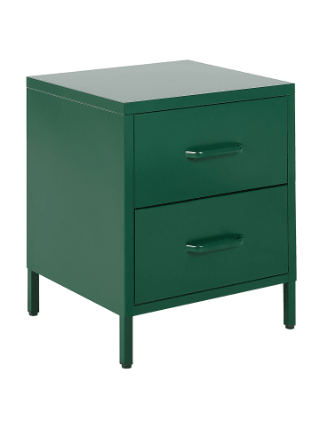 Beliani Nachttisch MALAVI in Grün - (W) 43 x (H) 55 x (L) 40 cm