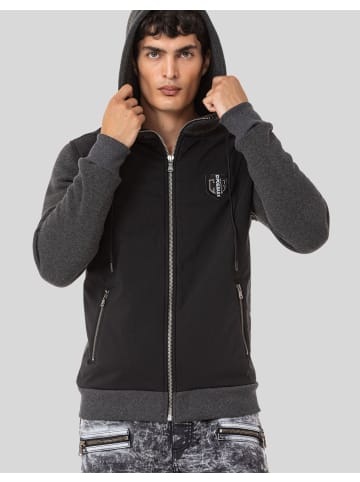 Cipo & Baxx Sweatjacken in ANTHRACITE