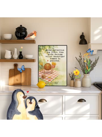 Mr. & Mrs. Panda Print Spinne Agathe Pommes Design mit Spruch in Weiß