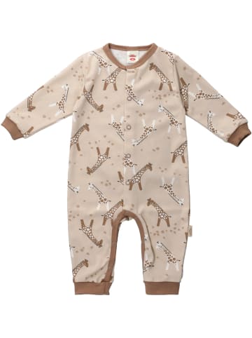 Makoma Strampler Giraffe in braun