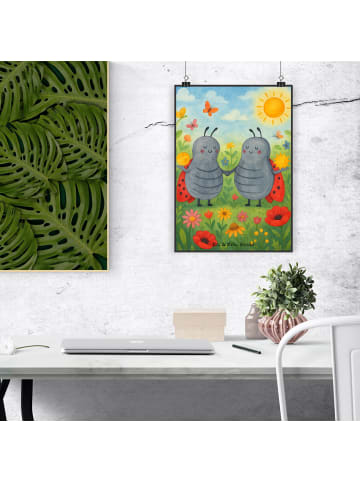 Mr. & Mrs. Panda Bild Sternzeichen Zwilling Design ohne Spruch in Weiß