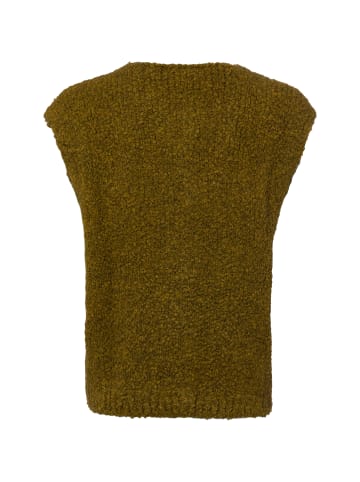 Rich & Royal Strickweste in schilf - 0001