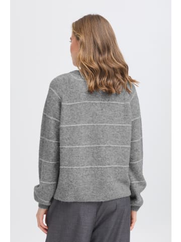 Fransa Strickjacke FRKENDRA Regular fit in Asphalt melange mix