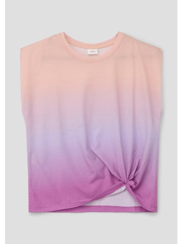 s.Oliver T-Shirt kurzarm in Lila