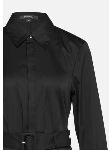 comma Kleid lang in Schwarz