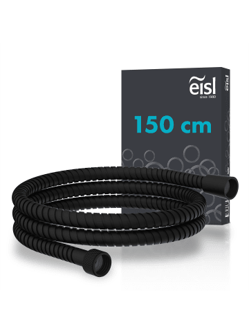 Eisl Brauseschlauch 150 cm, Edelstahl, Schwarz matt