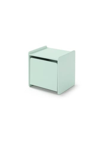 58 aufm Kessel NACHTKOMMODE Karilynn 40x36x41 Nachtkonsole MDF mintgrün