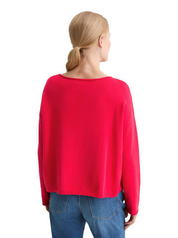 Marc O'Polo Feinstrickpullover loose in Bright Red