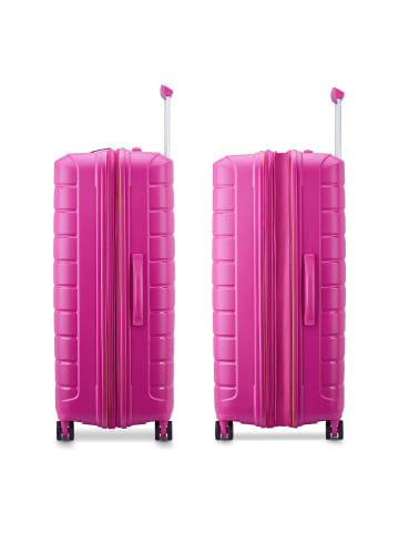 Roncato B-Flying Move 4 Rollen Trolley 78 cm mit Dehnfalte in fucsia