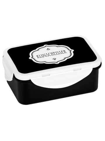 Geda Labels Brotdose Klugscheisser  in Schwarz - 1100ml