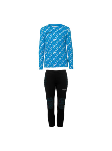 uhlsport  Torwart-Sets Progressive Junior in cyan/weiß