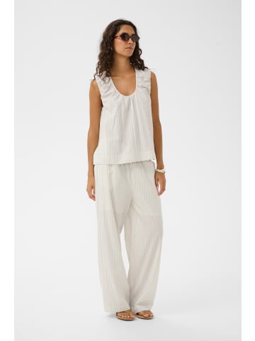 Soaked in Luxury Langarm-Bluse SLCandela Gerade Passform in White w. Blue Stripes