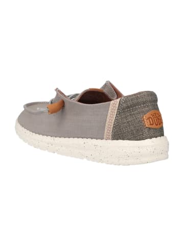 Hey Dude Mokassins Schnürschuhe in Grau