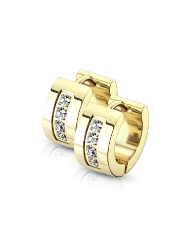 Bungsa Ohrstecker in Gold