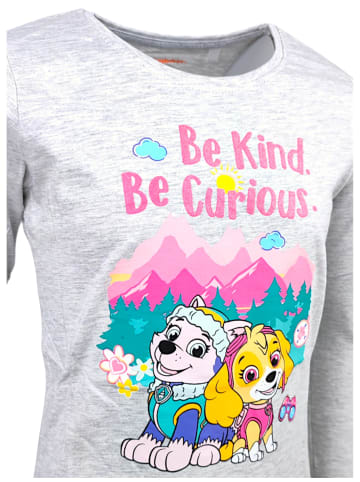 Paw Patrol Langarmshirt Paw Patrol Skye & Everest in Hellgrau