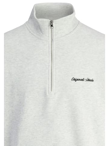 Jack & Jones Sweattroyer Norrebro in Schwarz / hellgrau