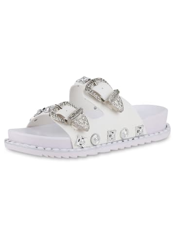 VAN HILL Pantoletten Vanessa in Weiss
