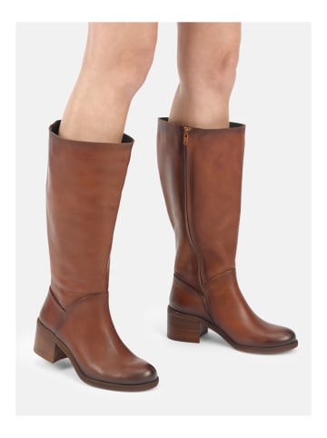 Felmini Wide Fit Stiefel in Braun