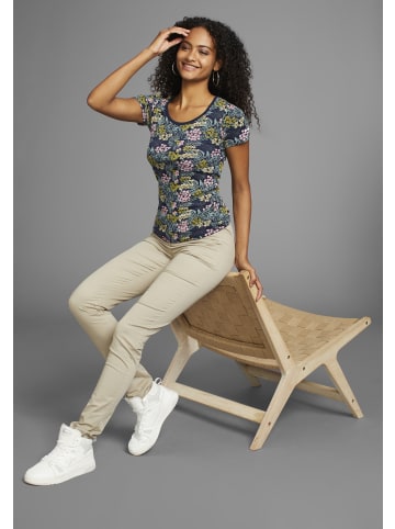Kangaroos Kurzarmshirt in dunkelblau
