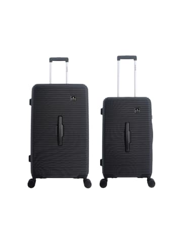 Saxoline Twist Trunk ABS/PC Koffer Set Gr. M/L in black