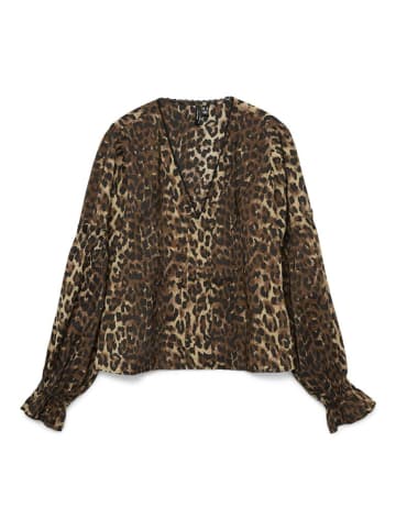 Vero Moda Langarmbluse in tigers eye