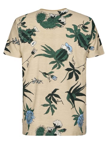 Petrol Industries T-Shirt mit Allover-Print Carbón in Braun