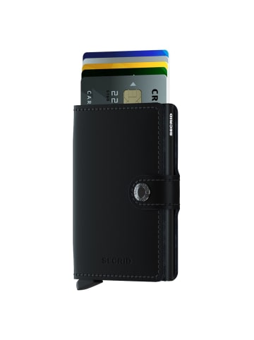 Secrid Matte Miniwallet - Geldbörse RFID 6.5 cm in schwarz