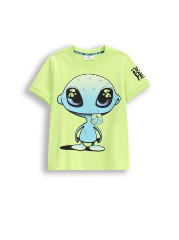 Coccodrillo T-Shirt mit kurzen Ärmeln in limonengrün
