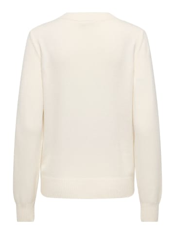 ONLY Strickpullover in Cloud Dancer