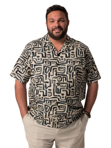 Men Plus Hemd in hellbeige