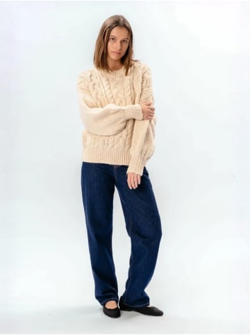 TeeShoppen Pullover Emma Cable in Off White