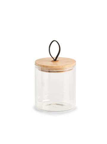 Zeller Glasbehälter mit Deckel und Griff, 880 ml in Transparent, 11,2 x 12,8 cm