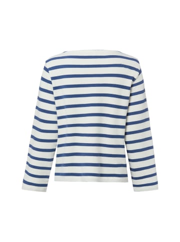 s.Oliver Sweatshirt in blau weiß - 0002