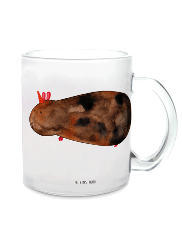Mr. & Mrs. Panda Teeglas Einhorn Meerschweinchen ohne Spruch in Transparent