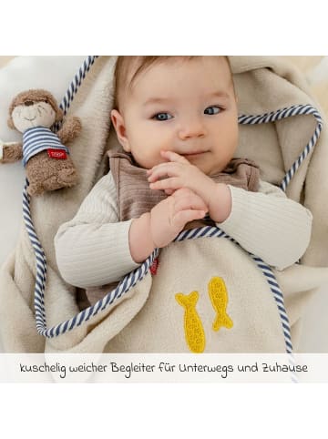 Fehn 2-tlg. Set Kuscheldecke + Greifling 75 in bunt