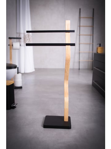 RIDDER Handtuchständer Melton schwarz-natur