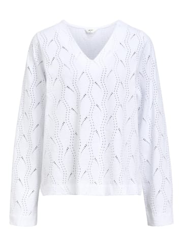 Object Oberteil mit langen Ärmeln in White