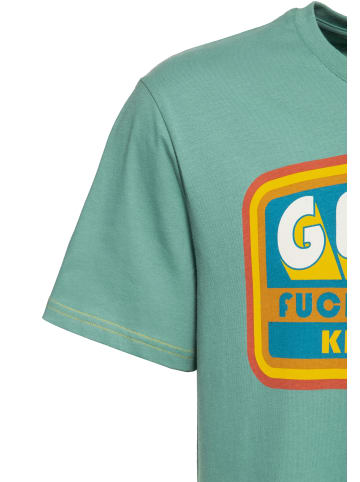 King Kerosin King Kerosin Classic T-Shirt Get Out in seegrün