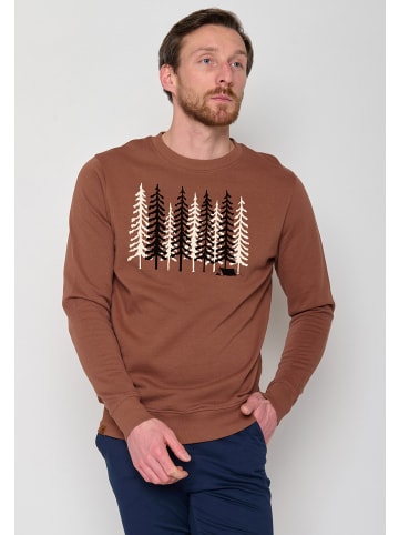 GreenBomb Sweatshirt Nature Wood Camp in Waldrinde