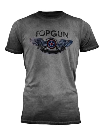 TOP GUN T-Shirt Construction TG20191039 in black