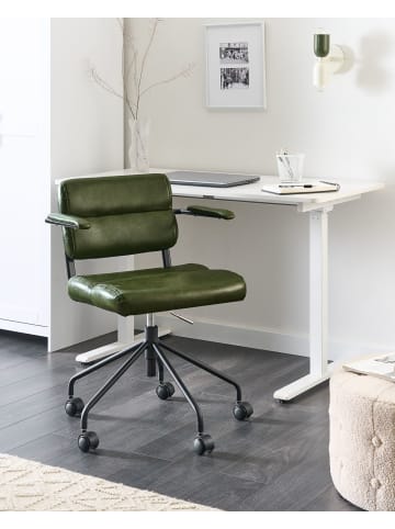 Beliani Bürostuhl CANDOR in Grün/Silber/Schwarz - (W) 47 x (H) 74 x (L) 45 cm