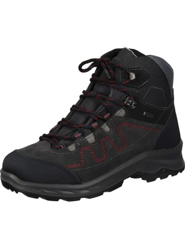 manitu Wanderschuhe / Wanderstiefel in grau/rot