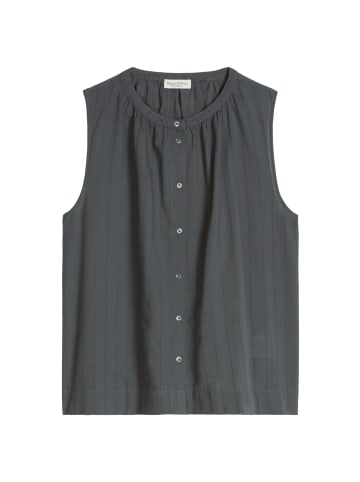 Marc O'Polo Ärmellose Bluse regular in Oxide Grey
