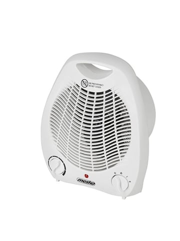 mesko Mesko MS 7719 Heizlüfter mit 2 Heizstufen - 2000 W, Weiß in Weiß