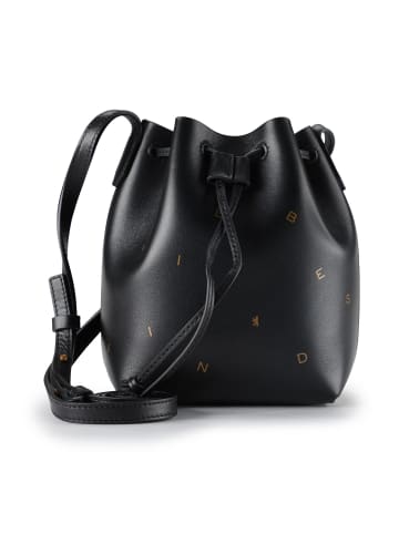 LIEBESKIND BERLIN Dancing Letters Beuteltasche S Leder 12 cm in black