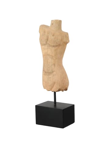 GILDE Skulptur Torso naturfarben - (H) 41,5 cm