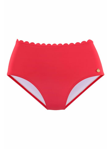 LASCANA Highwaist-Bikini-Hose in rot