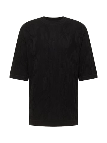 Carlo Colucci Rundhalsshirt Favetta in Schwarz