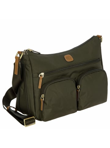 BRIC`s X-Bag Shopper M - Schultertasche 34 cm (ocean blue) in olive