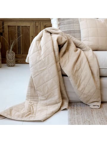 Chic Antique Aix Vintage Quilt in leinen